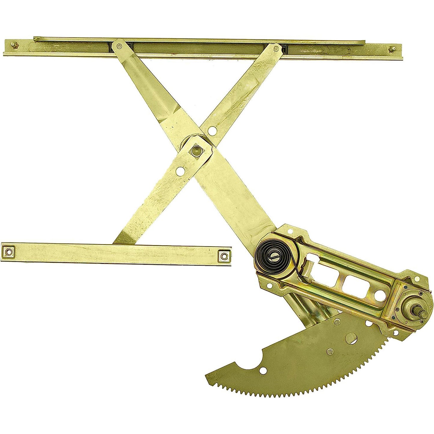 740-836 Front, Driver Side OE Solutions Series Manual Window Regulator, Hand-Crank Type