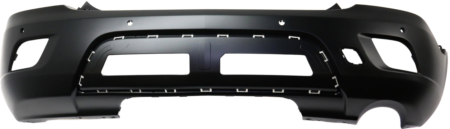 Rear Primed Bumper Cover, With Parking Aid Sensor Holes