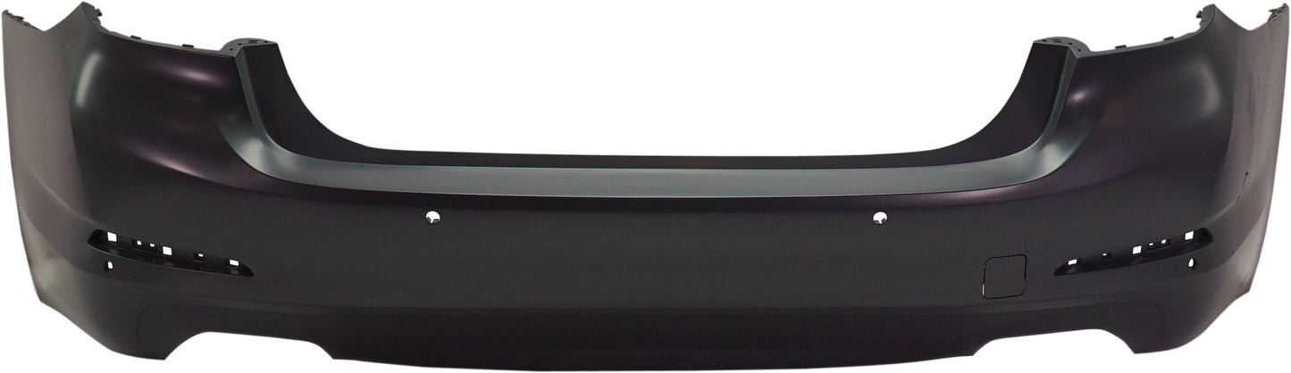 Rear Primed Bumper Cover, For Models without M Package and Park Distance Control Sensor and without Luxury Package and Park Assist System, CAPA Certified