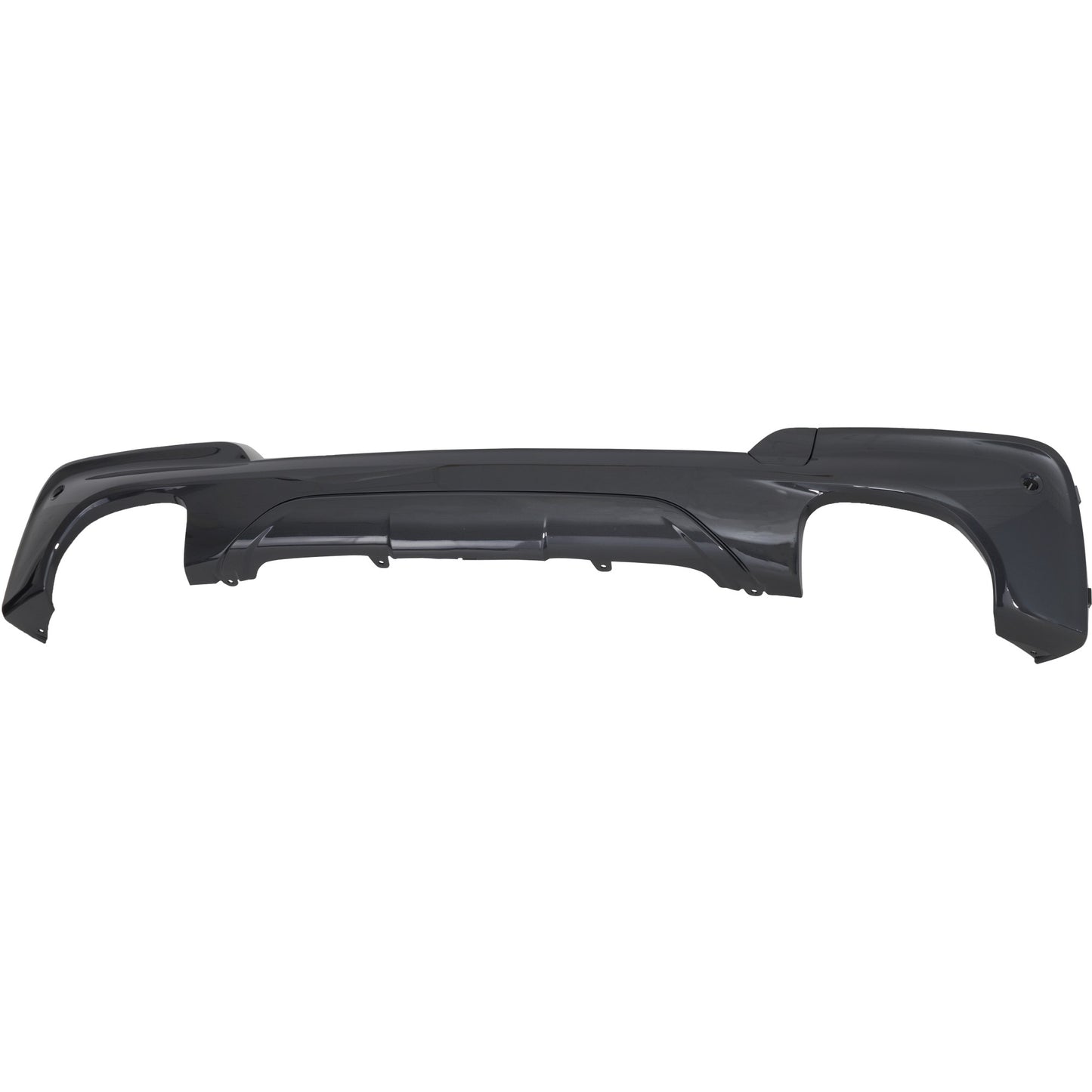 Rear, Driver or Passenger Side, Lower Bumper Trim, Black, M40i Model
