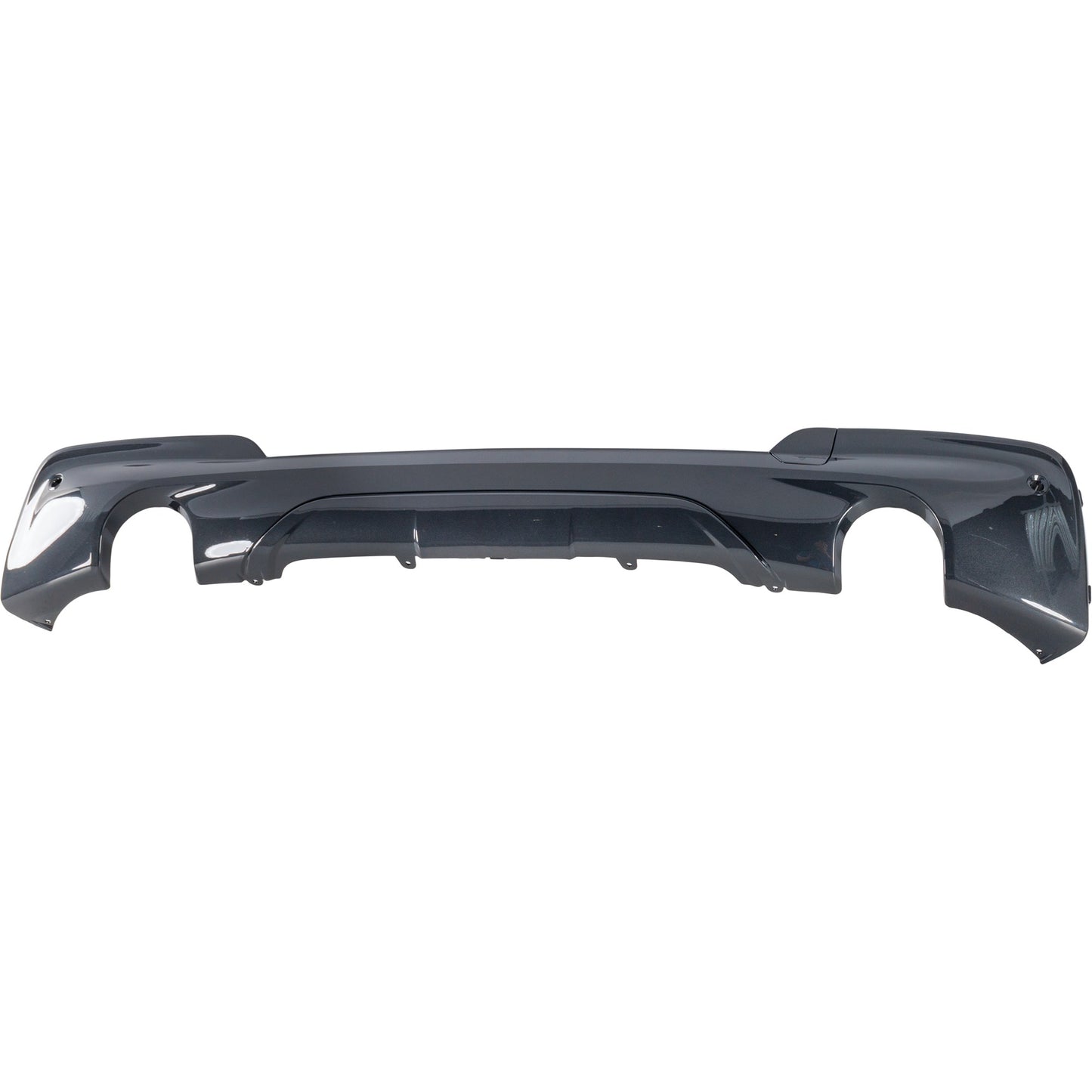 Rear, Driver or Passenger Side, Lower Bumper Trim, Black