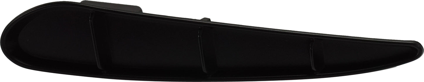Rear, Driver Side Bumper Grille, Black, Base Model