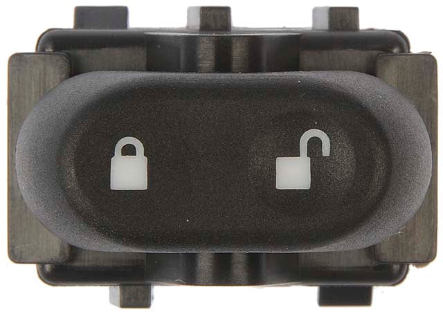 901-325 Front, Driver Side Door Lock Switch Black