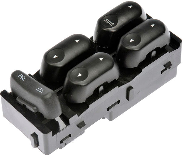 901-395 Front, Driver Side OE Solutions Series Window Switch Black 5 Buttons