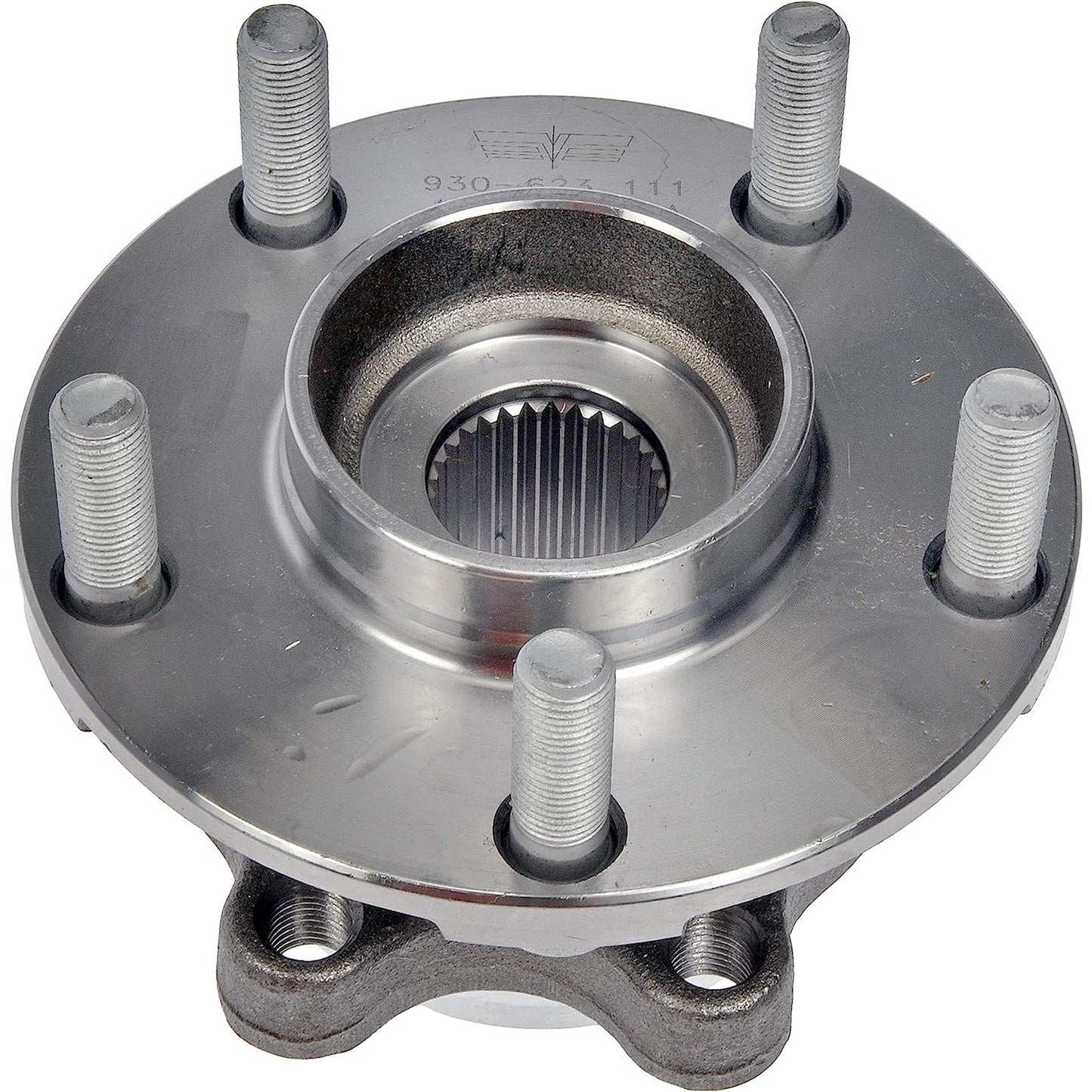 930-623 Front, Driver or Passenger Side Wheel Hub, 5 Lugs, With Bearing, OE Solutions Series