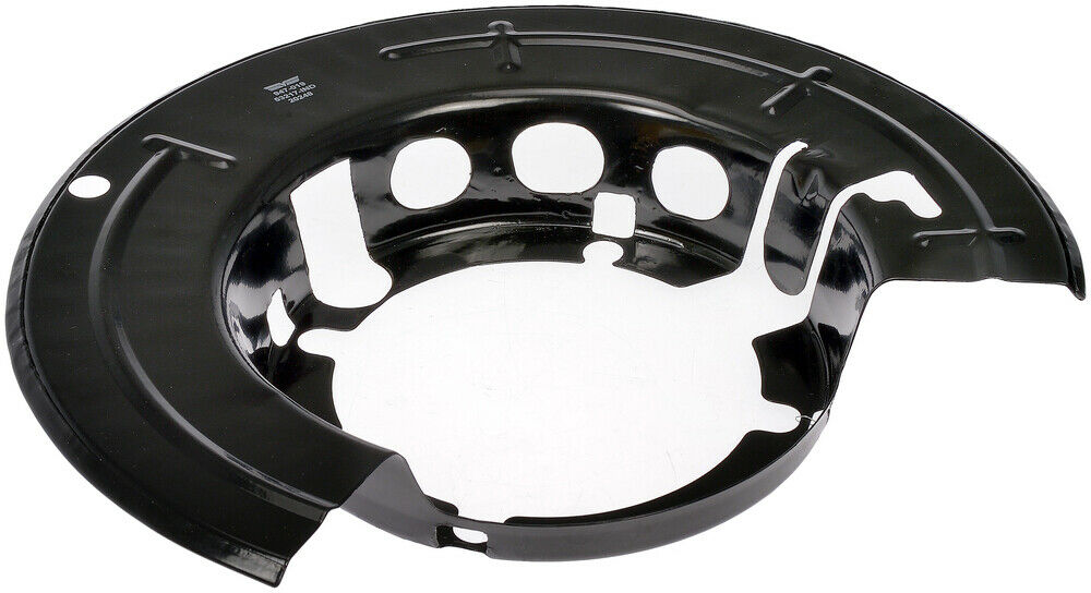 947-019 Передние пылезащитные щитки тормозов со стороны пассажира, черные, стальные, серия OE Solutions