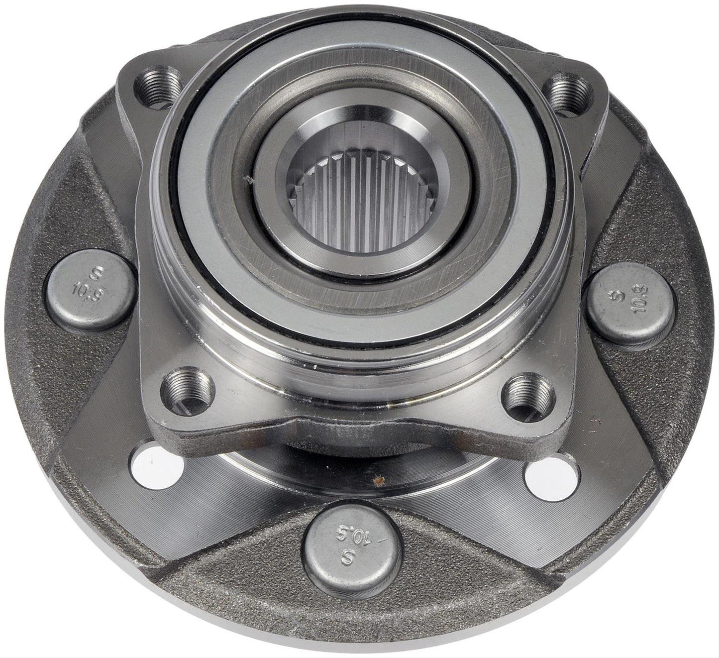 950-003 Front, Driver or Passenger Side Wheel Hub, 4 Lugs, With Bearing, 2.2L, 4Cyl, OE Solutions Series