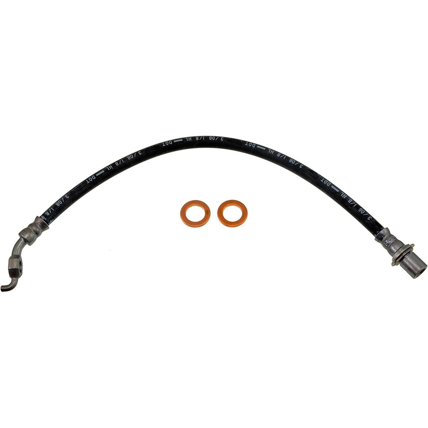 H380240 Rear, Driver and Passenger Side First Stop Series Brake Line, EPDM Rubber