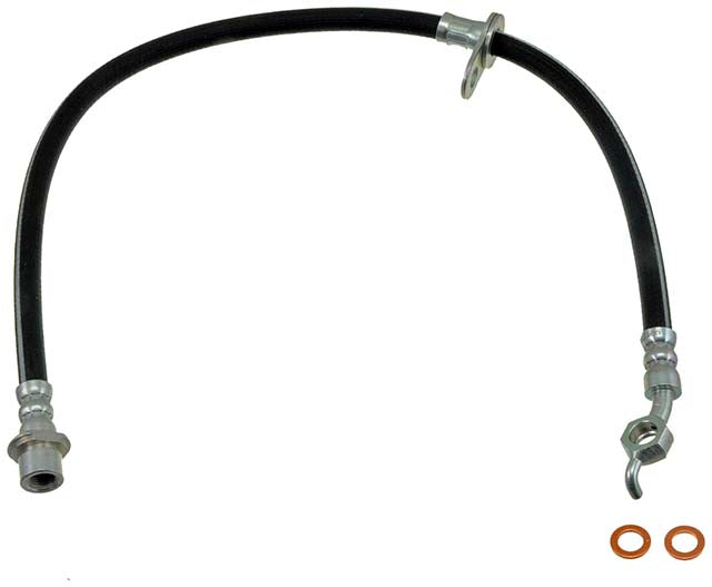 H380436 Front, Driver Side First Stop Series Brake Line, Metal and Rubber