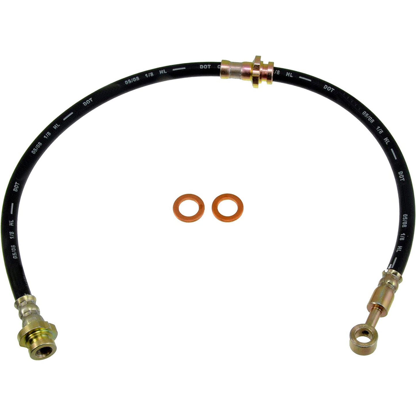 H380487 Rear, Driver Side First Stop Series Brake Line, EPDM Rubber