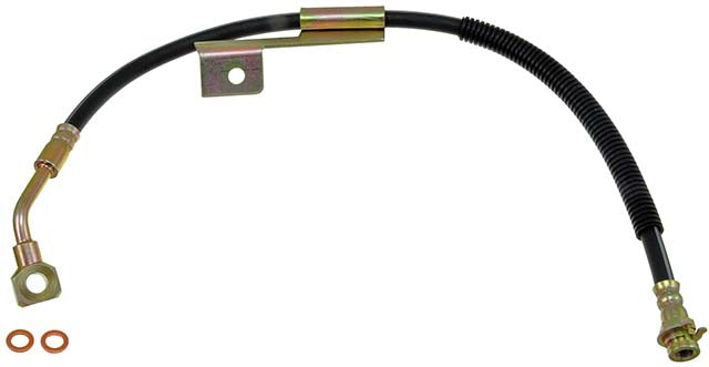 H380588 Front, Driver Side First Stop Series Brake Line, Metal and Rubber