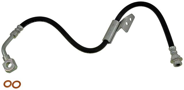 H380752 Front, Driver Side First Stop Series Brake Line, Metal and Rubber