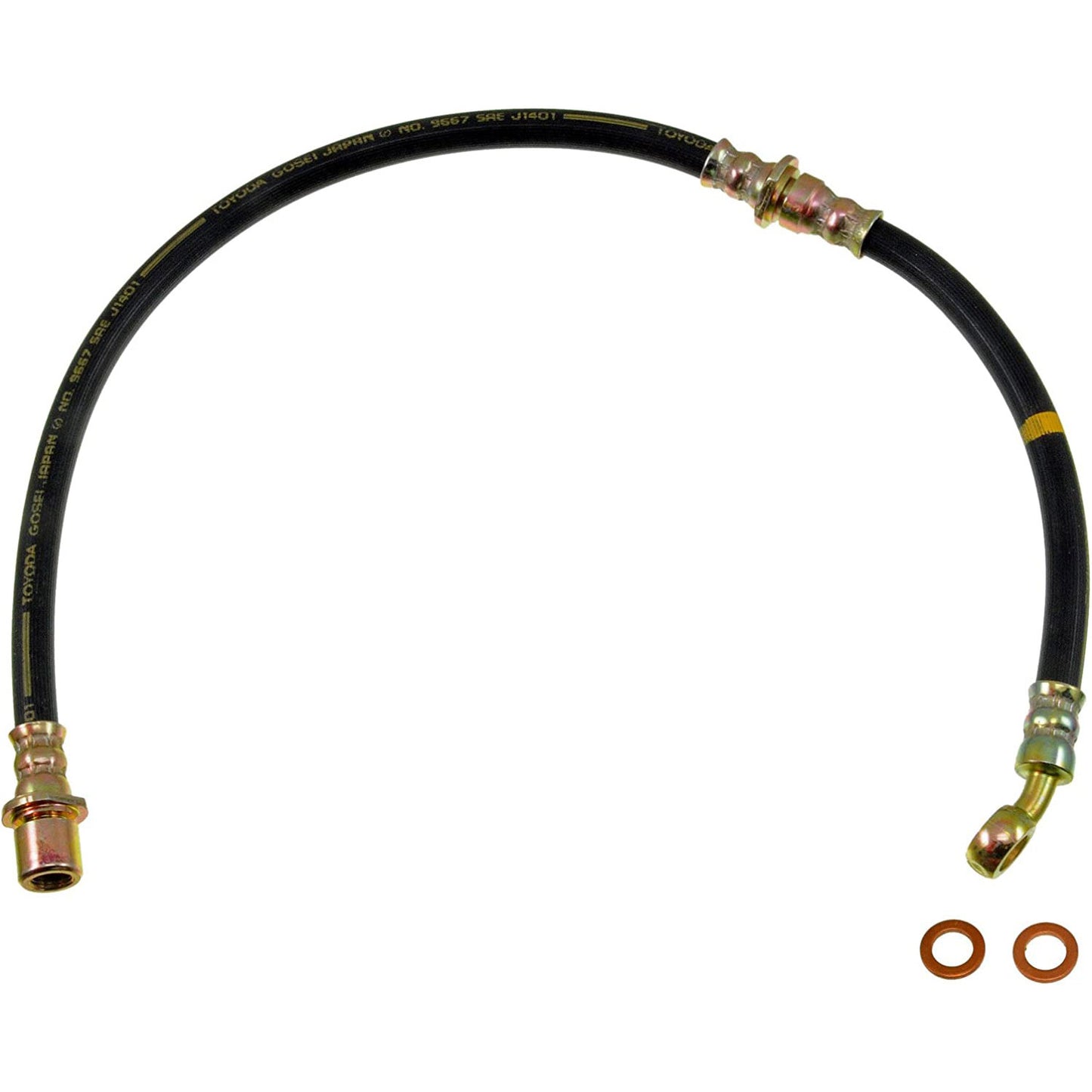 H381150 Rear, Passenger Side First Stop Series Brake Line, EPDM Rubber
