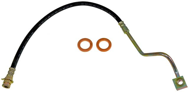H381186 Front, Passenger Side First Stop Series Brake Line, Metal and Rubber