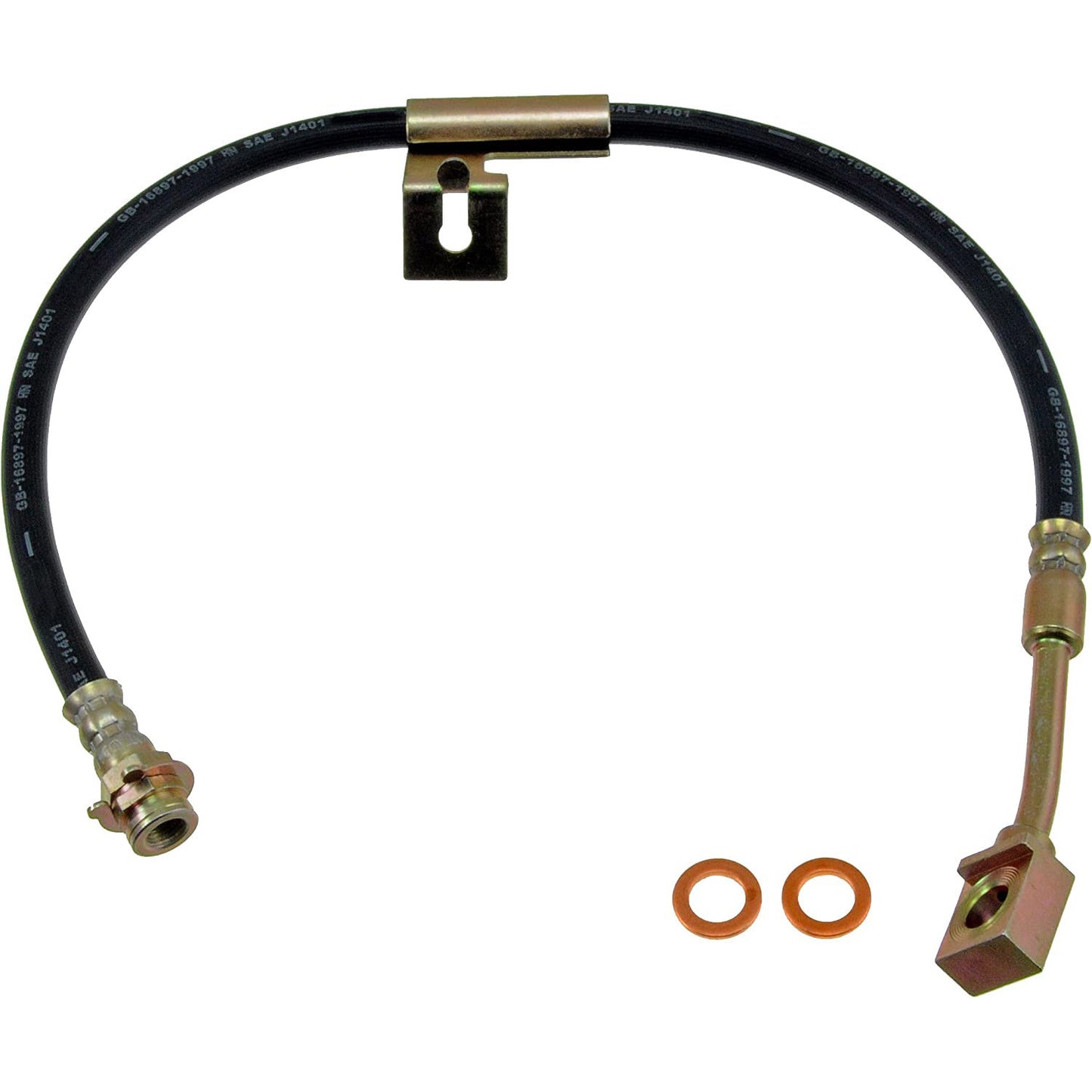 H38166 Front, Driver Side First Stop Series Brake Line, EPDM Rubber