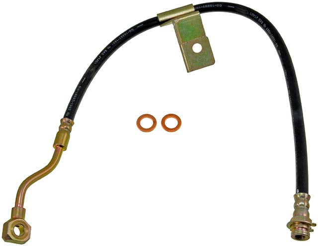 H38622 Front, Driver Side First Stop Series Brake Line, Metal and Rubber