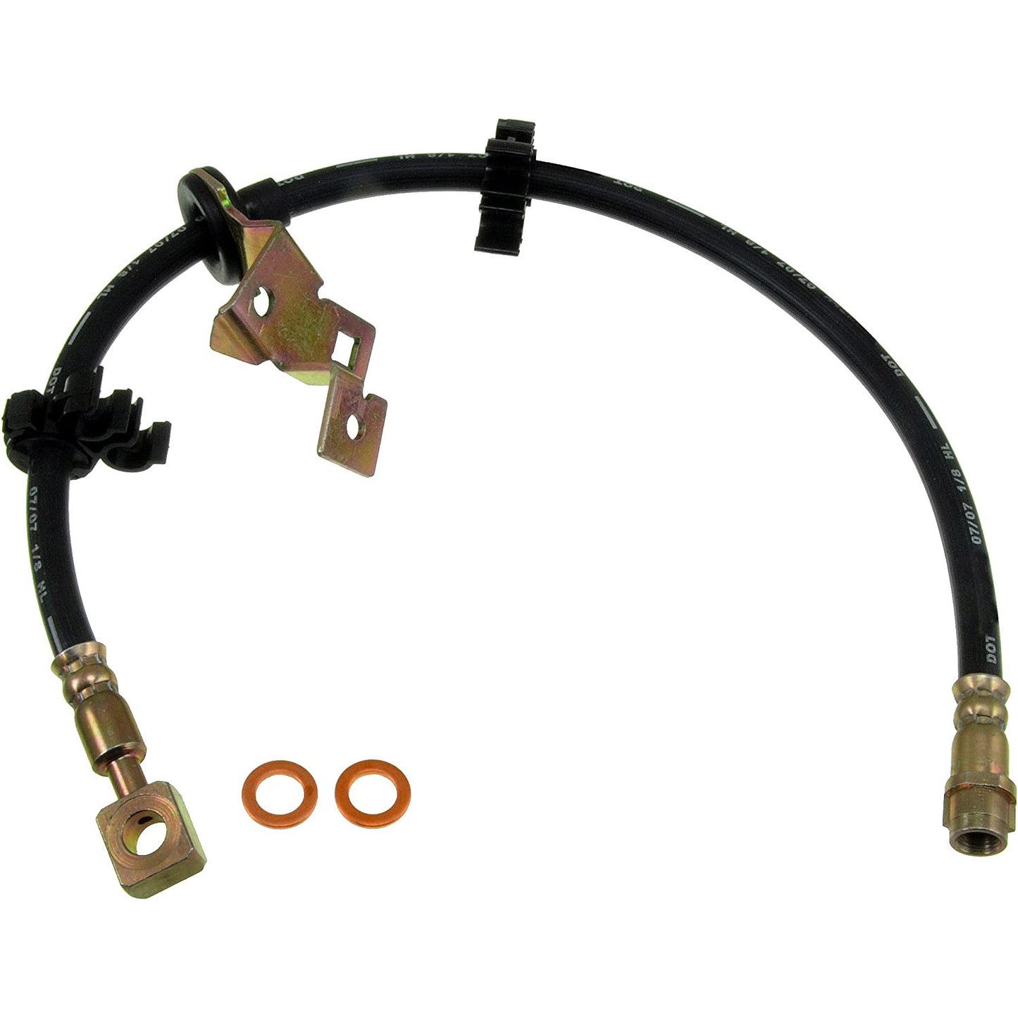 H620054 Front, Driver Side First Stop Series Brake Line, EPDM Rubber