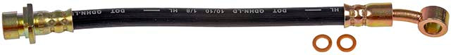 H621157 Rear, Driver Side, Outer First Stop Series Brake Line, Metal and Rubber
