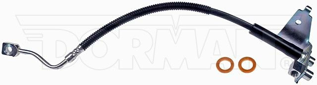 H621670 Rear, Driver Side First Stop Series Brake Line, Rubber and Steel