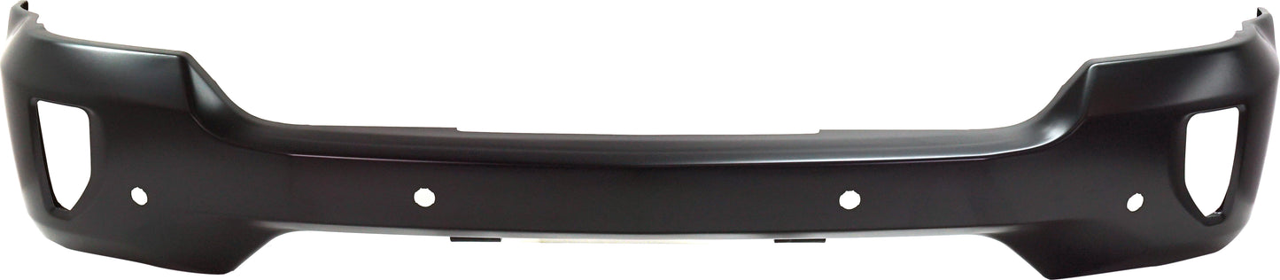 Front Bumper, Paintable, With Fog Light Holes, With Impact Bar Skid Plate, Without Mounting Brackets