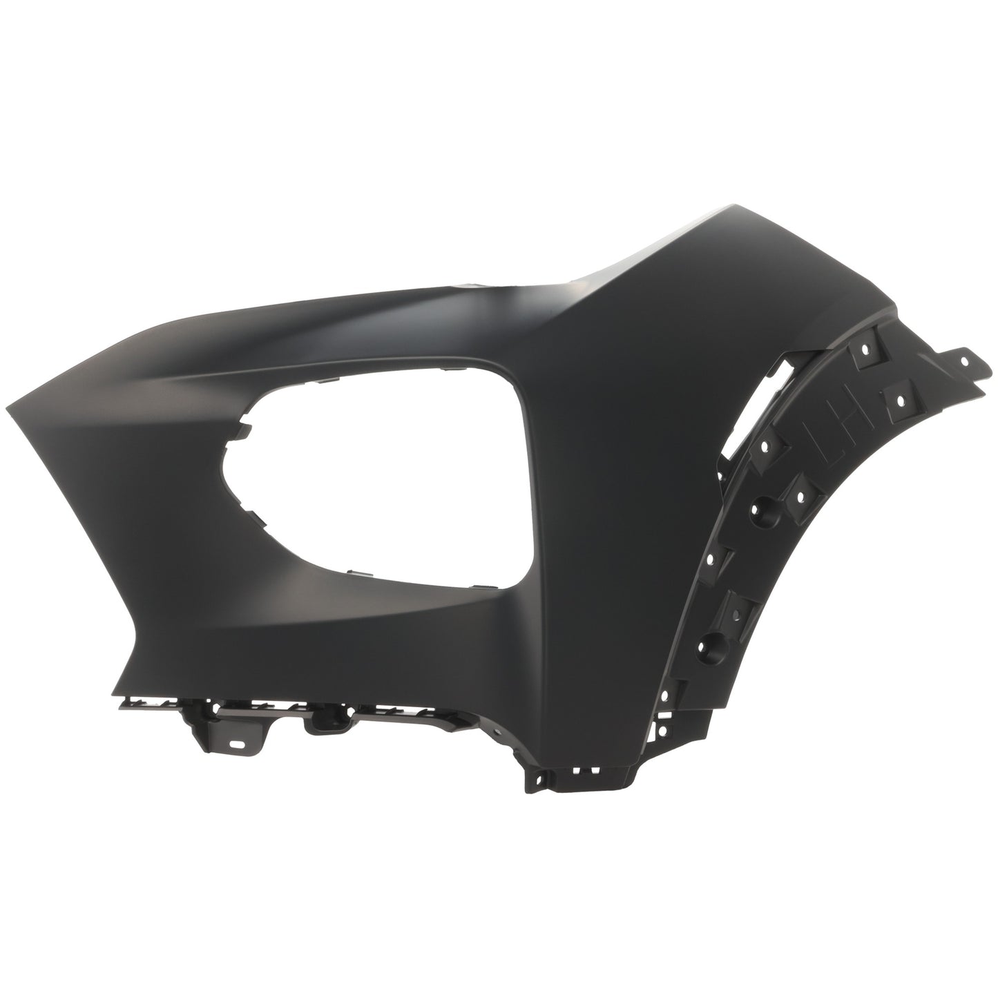 Front, Driver Side, Upper Primed Bumper Cover
