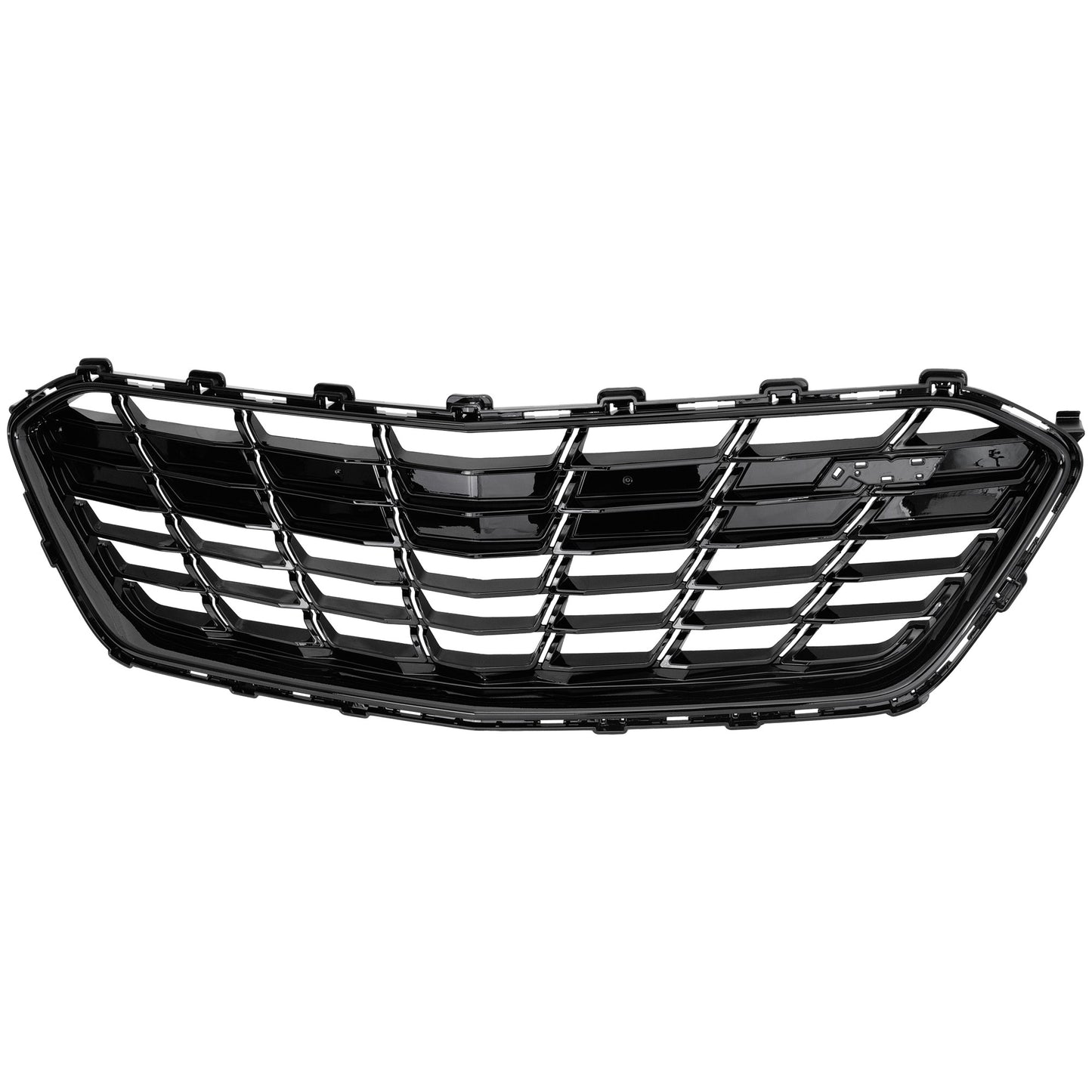 Решетка переднего бампера, черная, модель LT