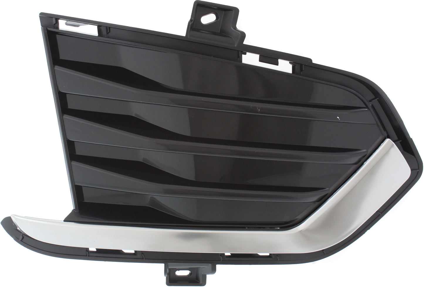 Front, Passenger Side Bumper Grille, Black