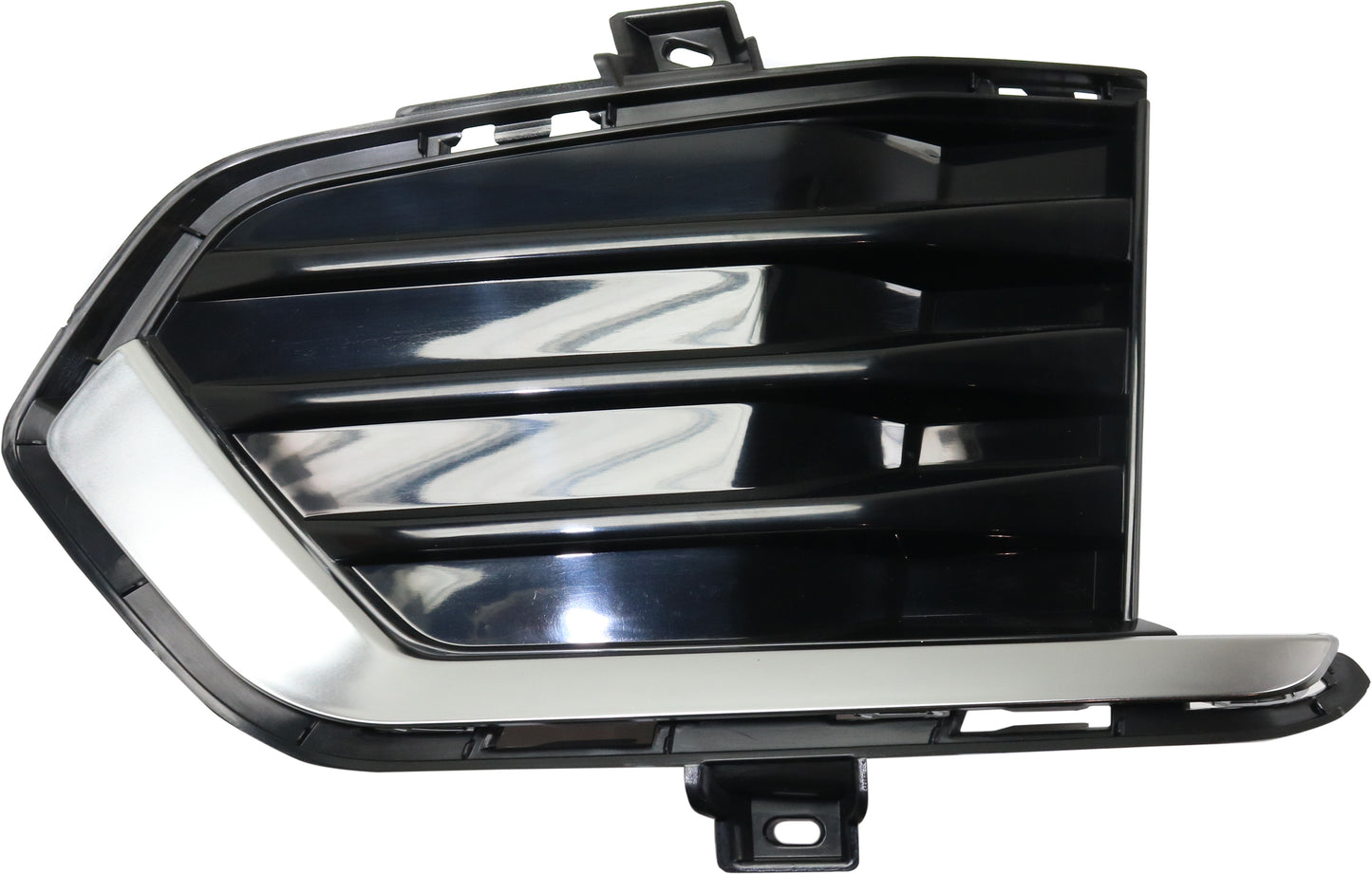 Front, Driver Side Bumper Grille, Black