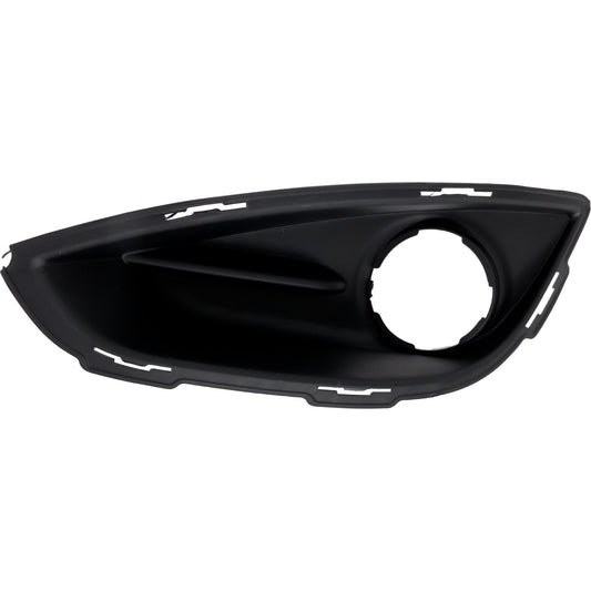 Front, Driver Side Fog Light Trim, Textured Black
