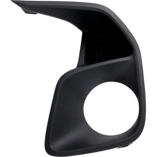 Front, Driver Side Fog Light Trim, Textured Black