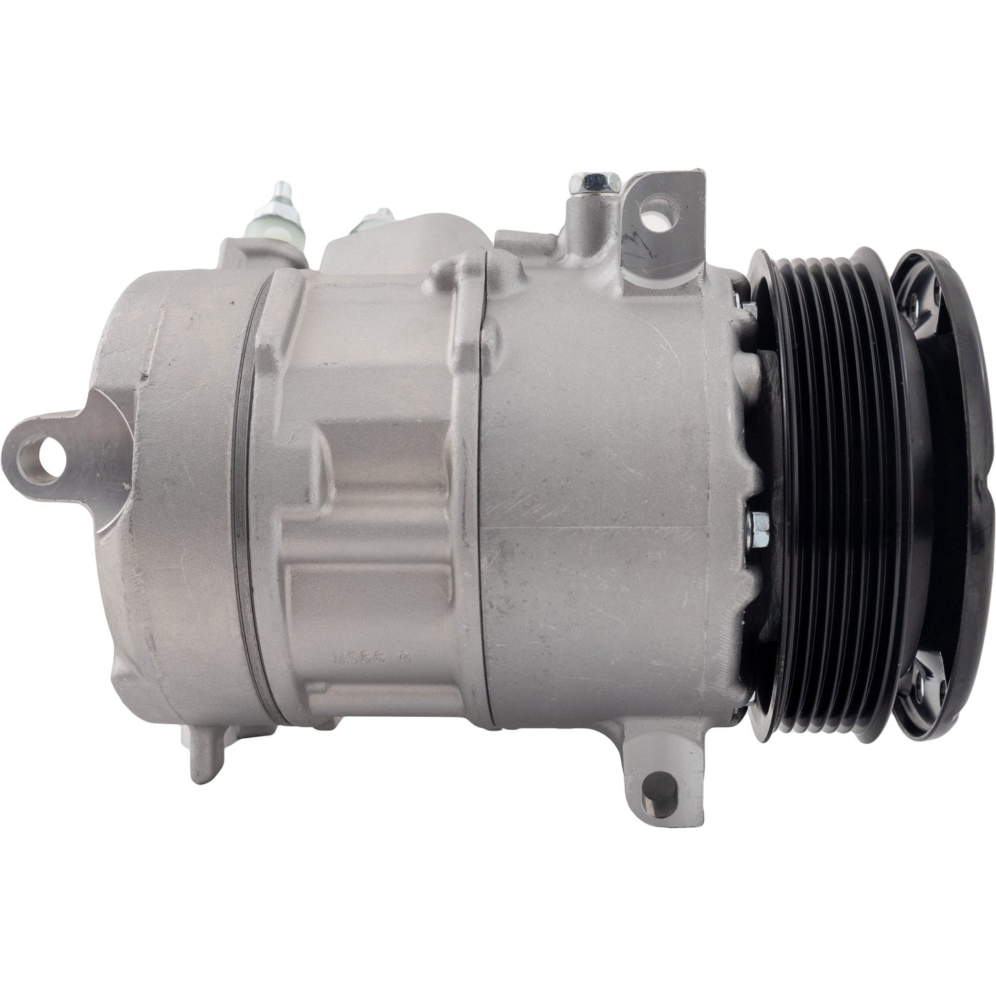 A/C Compressor, With Clutch, 6-Groove Pulley