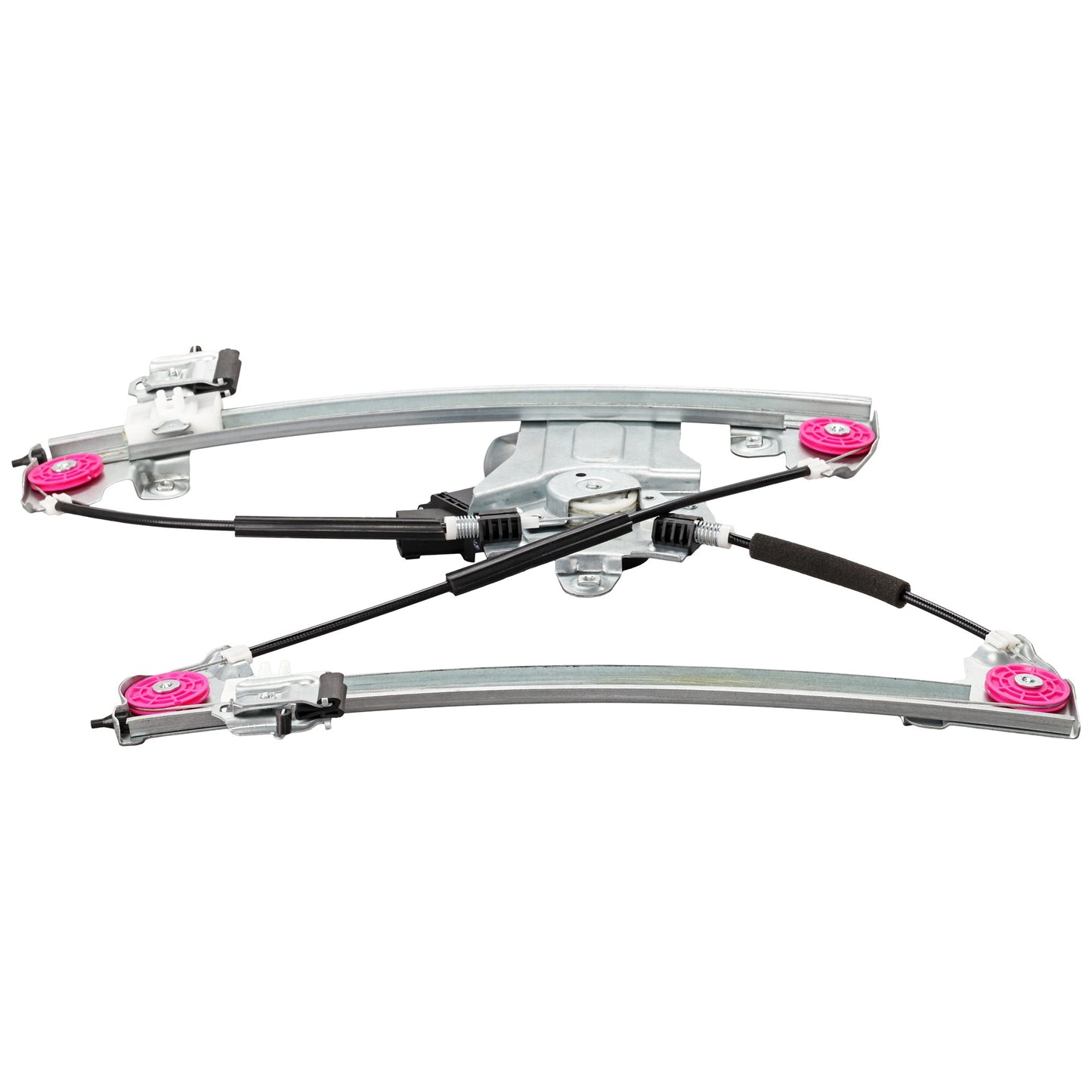 7-Pin Connector Front, Driver Side Power Window Regulator, with Motor, For Models with Express Up and Down, Production Date To April 26, 2012