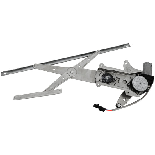 Front, Driver Side Power Window Regulator, with Motor, Convertible