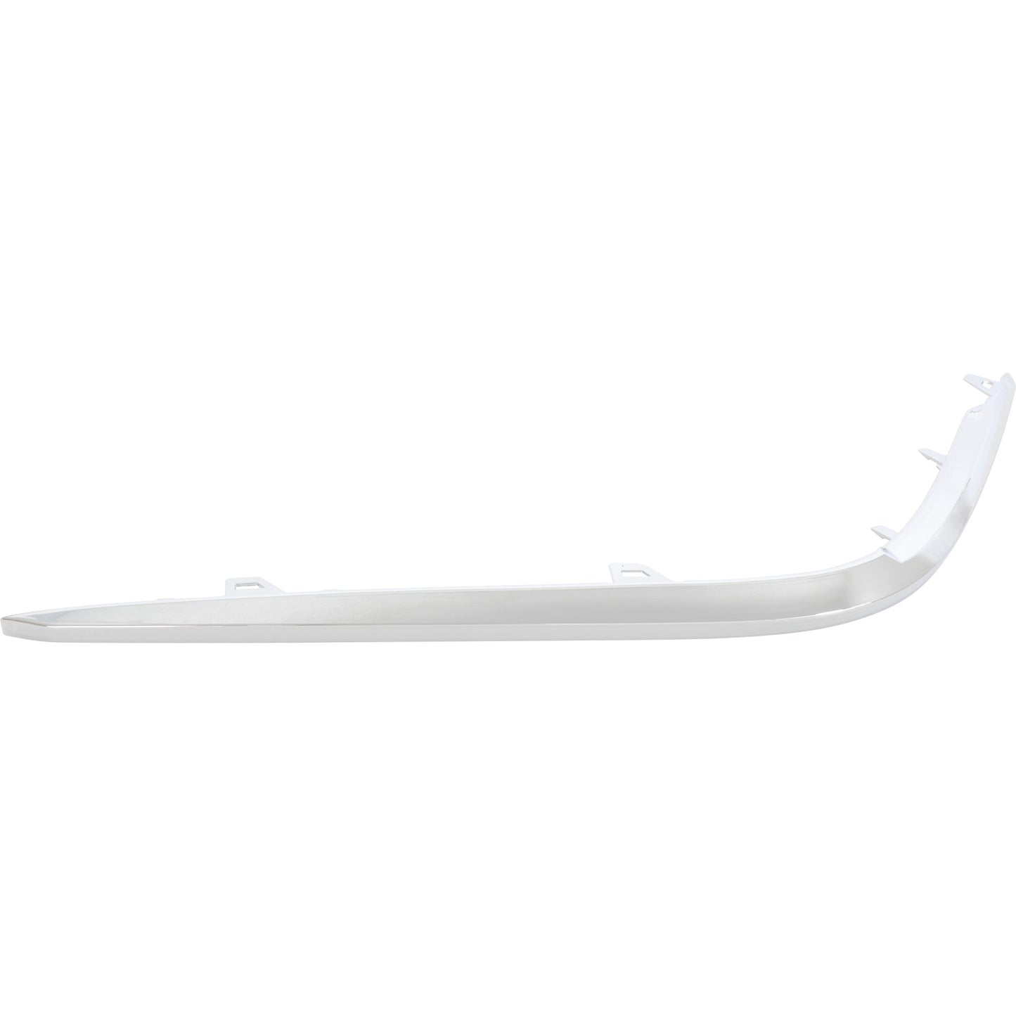Front, Driver Side Bumper Trim, Chrome