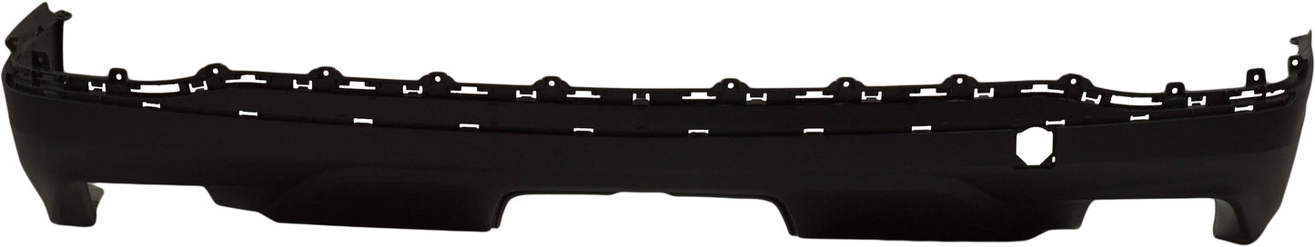 Rear, Lower Bumper Cover, Textured, With Dual Exhaust Cut Outs, CAPA Certified