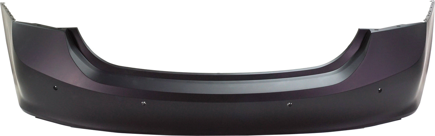 Rear Primed Bumper Cover, With Blind Spot Sensor Holes, CAPA CERTIFIED