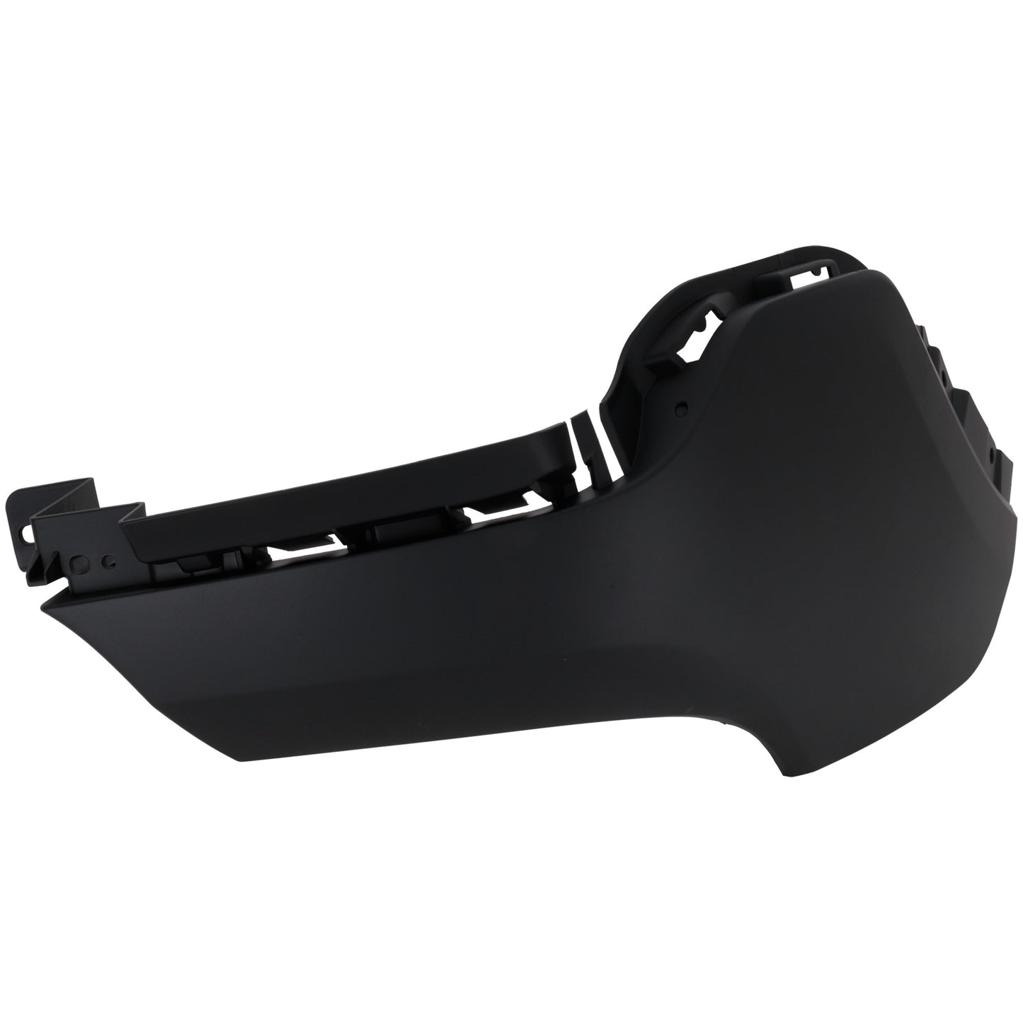 Задний бампер со стороны водителя, грунтованный пластик