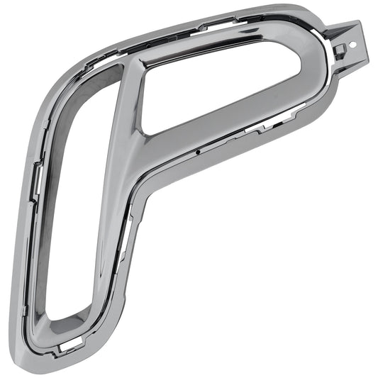 Front, Driver Side Fog Light Trim, Silver