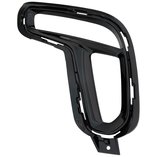 Front, Driver Side Fog Light Trim, Black