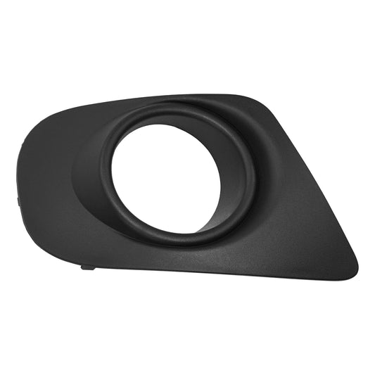 Front, Driver Side Fog Light Trim, Textured Black