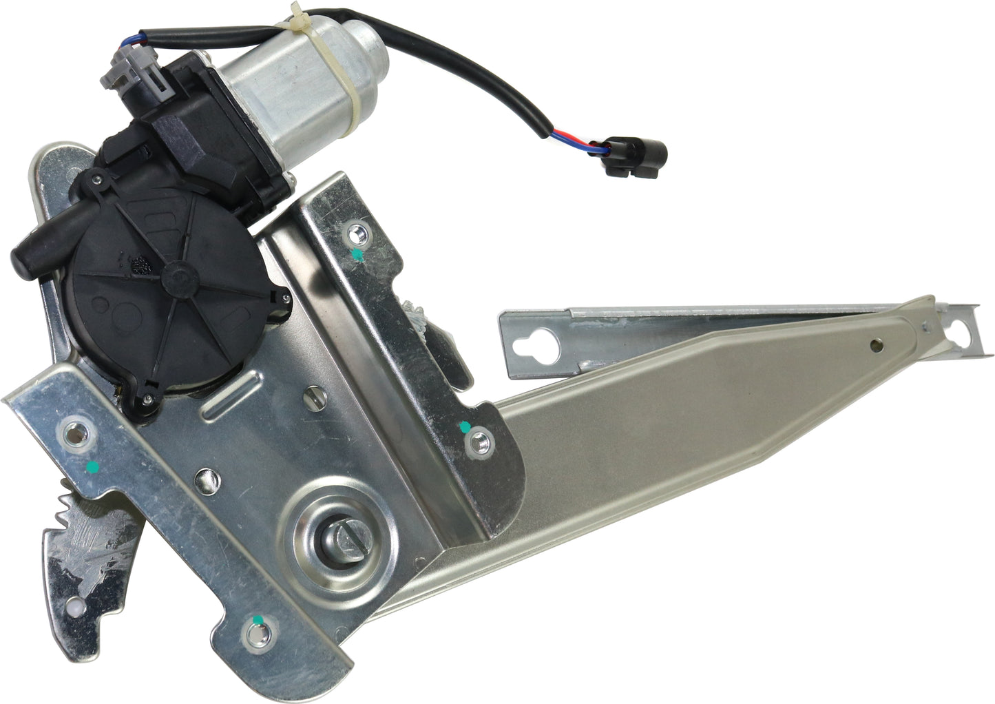 Rear, Passenger Side Power Window Regulator, With Motor