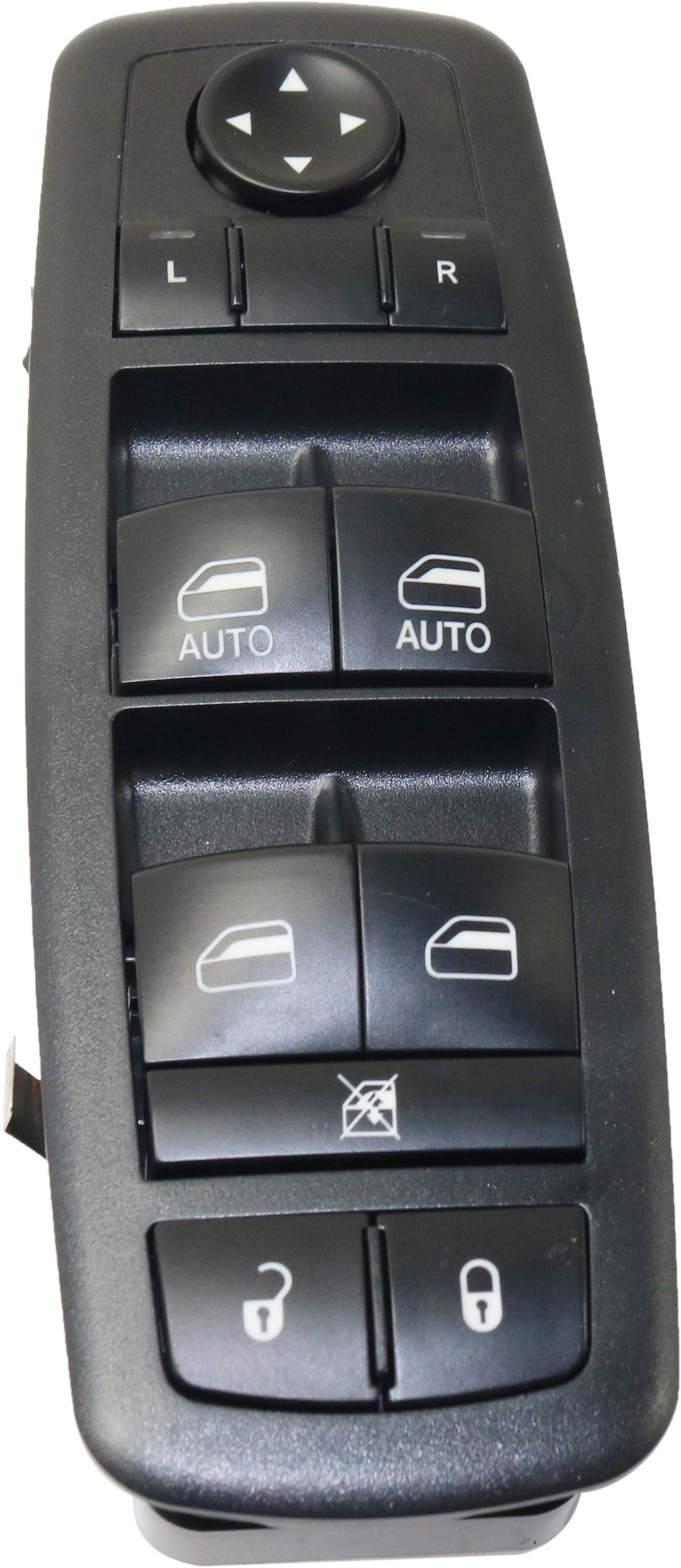 Front, Driver Side Window Switch, Black, With 11 Prong Connector, For Models With Driver and Passenger Auto Down