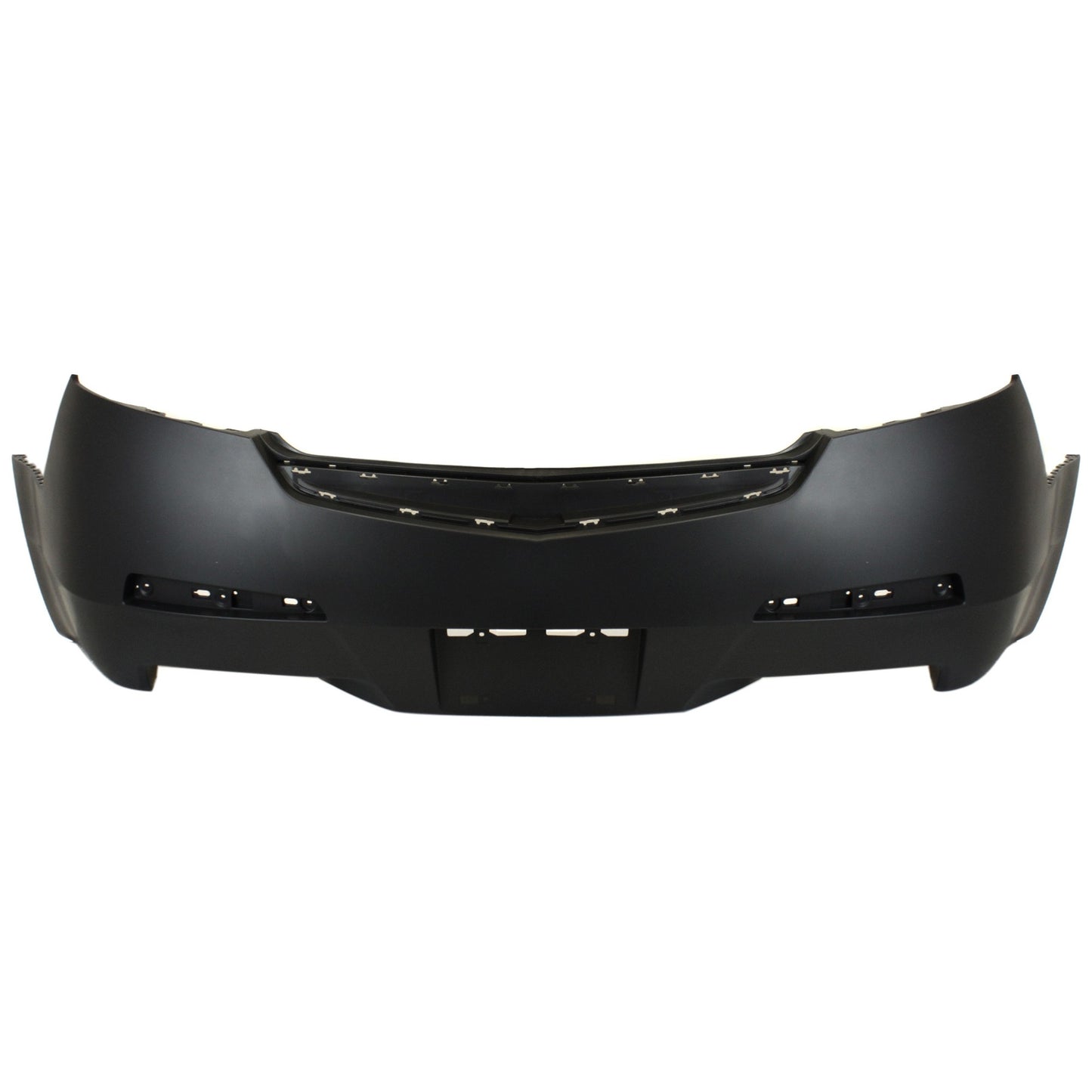 Rear Primed Bumper Cover, Without Parking Aid Sensor Holes, CAPA CERTIFIED