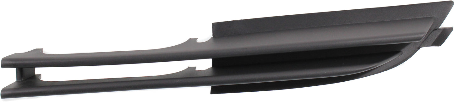 Front, Passenger Side Bumper Grille, Black, For Sedan/Wagon Models Without Sport Package