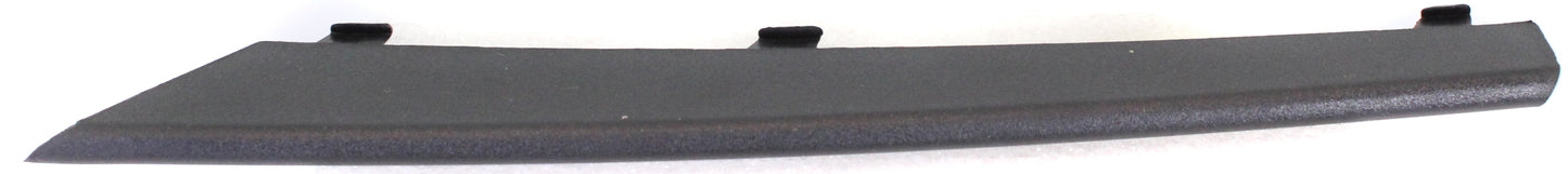 Front, Driver Side Bumper Trim, Textured Bumper Grille Finisher, Base Model