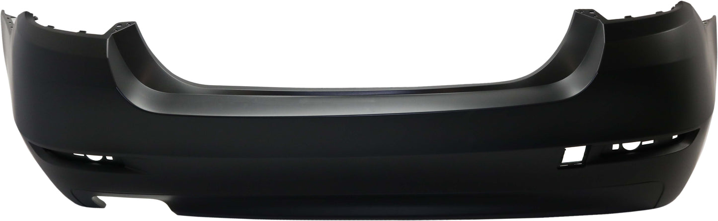 Rear Primed Bumper Cover, Standard, For Models Without M Package and Park Distance Control, CAPA CERTIFIED