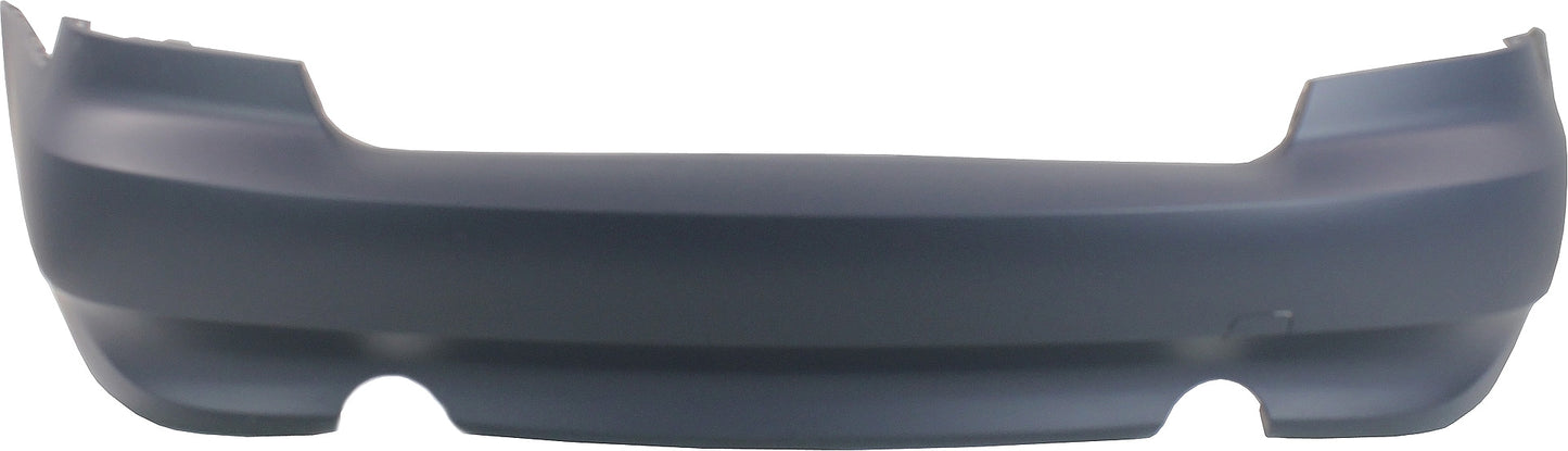 Rear Primed Bumper Cover, Base Model, Coupe/Convertible, For Models Without M Package, Without Park Distance Control