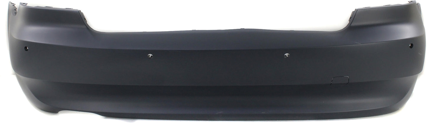 Rear Primed Bumper Cover, Base Model, Coupe/Convertible, For Models Without M Package, With Park Distance Control