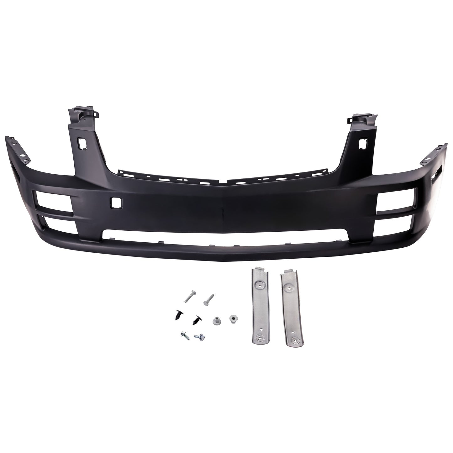 Передний грунтованный бампер с отверстиями для омывателей фар