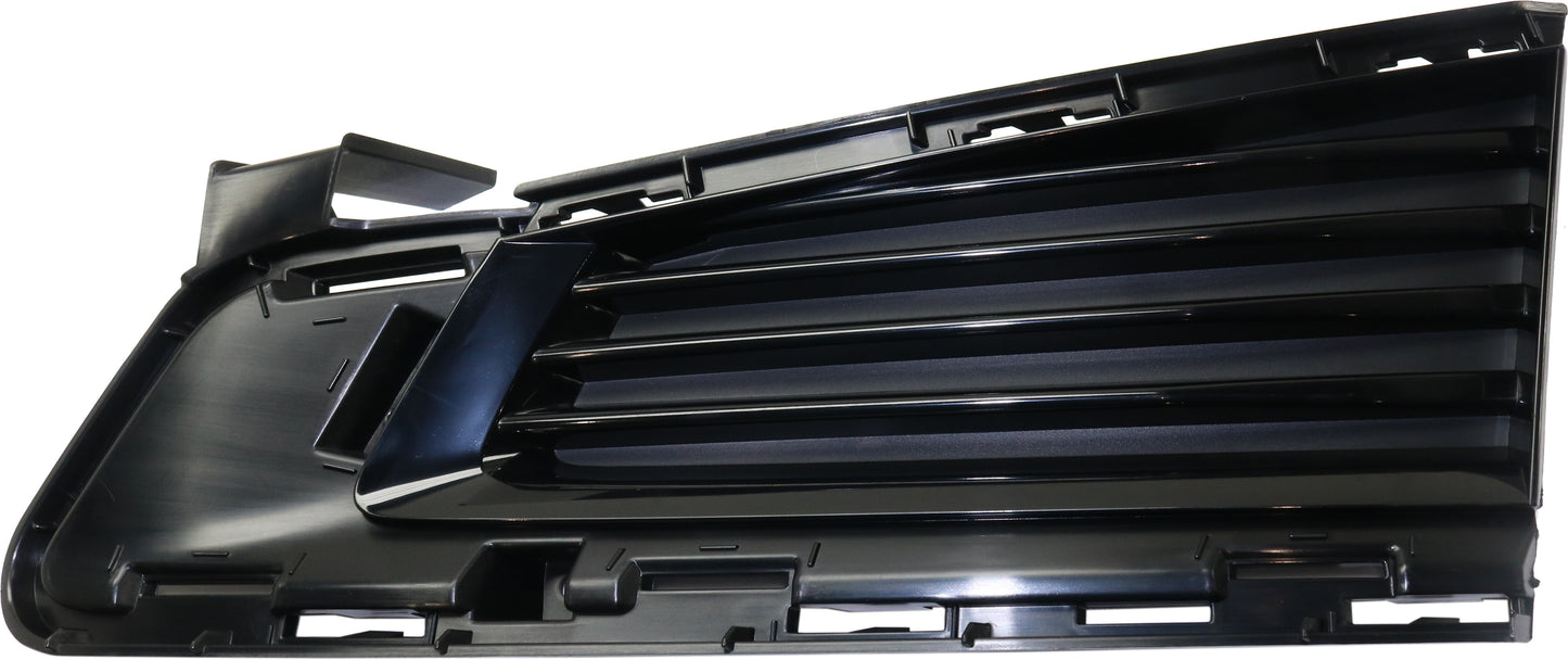 Решетка бампера спереди со стороны водителя, текстурированная черная